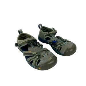 Keen Kids Unisex Seacamp II Cnx Water Shoe Size 12 Gray Waterproof Hiking